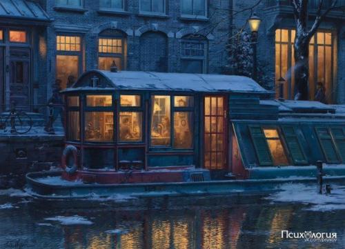 Теплые зимние картины от евгения лушпина.

