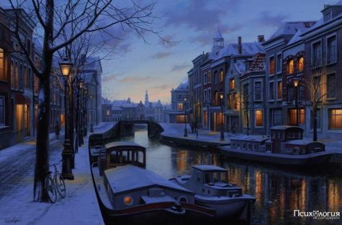 Теплые зимние картины от евгения лушпина. 07