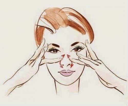 Массаж против морщин. 02