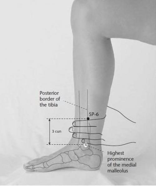 Секрет женского здоровья и молодости - точка Сань инь цзяо. 

