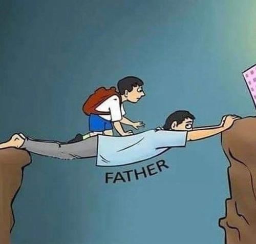 Папа - первый герой сына. 01