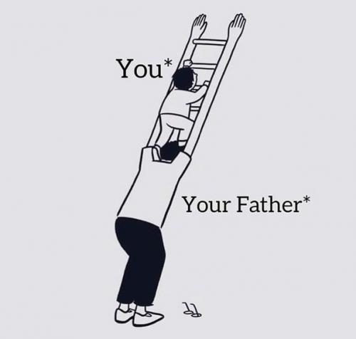 Папа - первый герой сына. 03