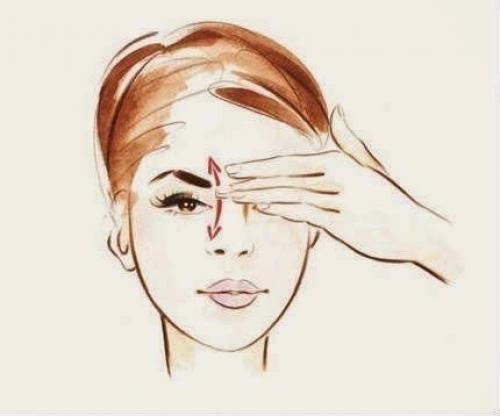 Массаж против морщин.