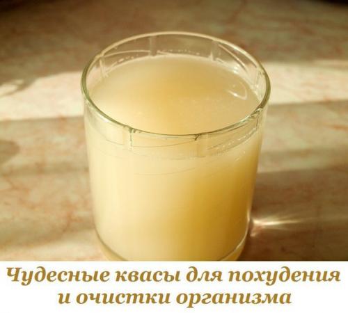 Чудесные квасы для похудения и очистки организма.
