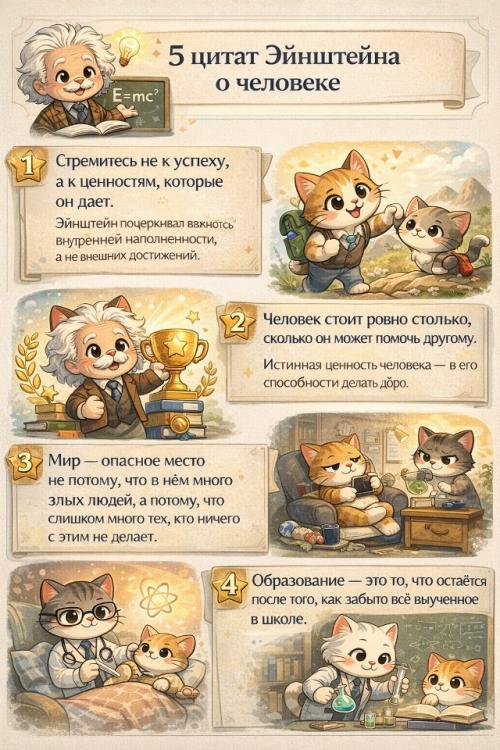 Многие мыслители и научные деятели также давали советы поколениям и высказывали свою точку зрения про отношения людей.  