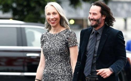 Счастливы вместе!  Киану ривз и Александра грант! 02