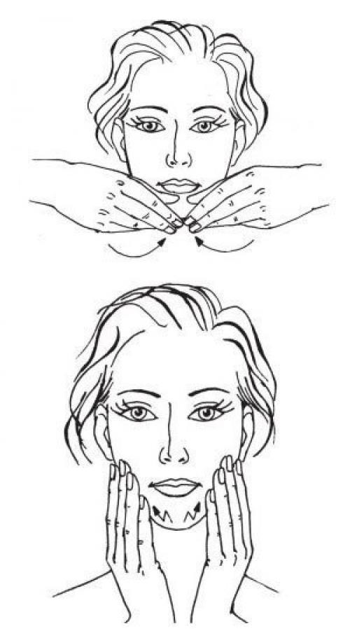 Тонизирующий массаж для увядающей кожи. 09