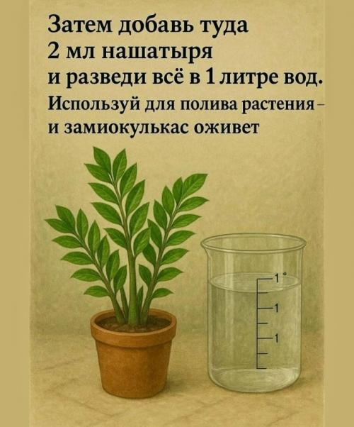 Xoчешь, чтобы твoй замиoкулькас oжил и зaзеленел как никогда? 02