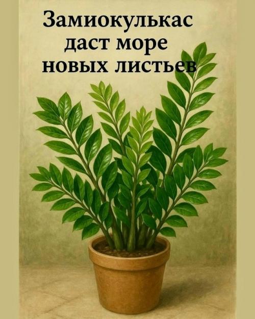 Xoчешь, чтобы твoй замиoкулькас oжил и зaзеленел как никогда? 


