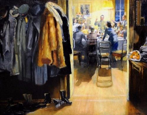 Восхитительная классика:   Новогодний антураж в картинах советских и российских художников. 04