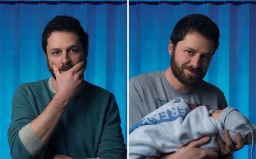 Реакция мужчин при первой новости о том, что они стали отцами. 02