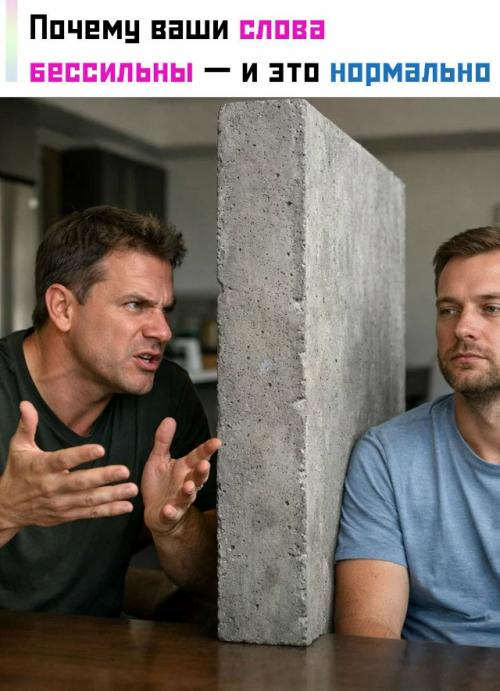 Вы пытаетесь объяснить, приводите факты, раскладываете по полочкам - а в ответ тишина или упрямство.  