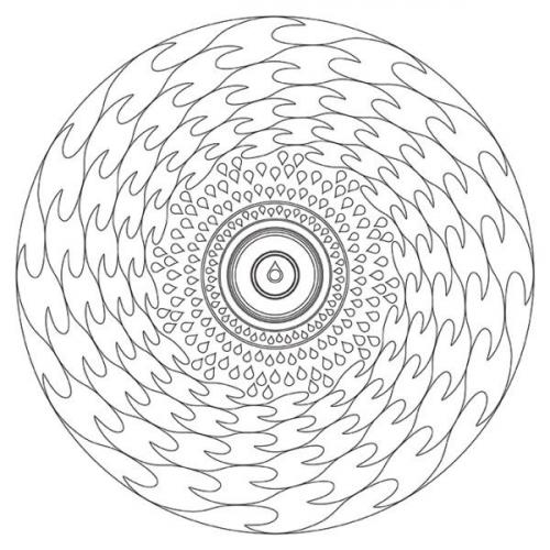 10 мандал, чтобы вернуть жизни яркость. 06