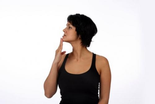 Как убрать второй подбородок. 07