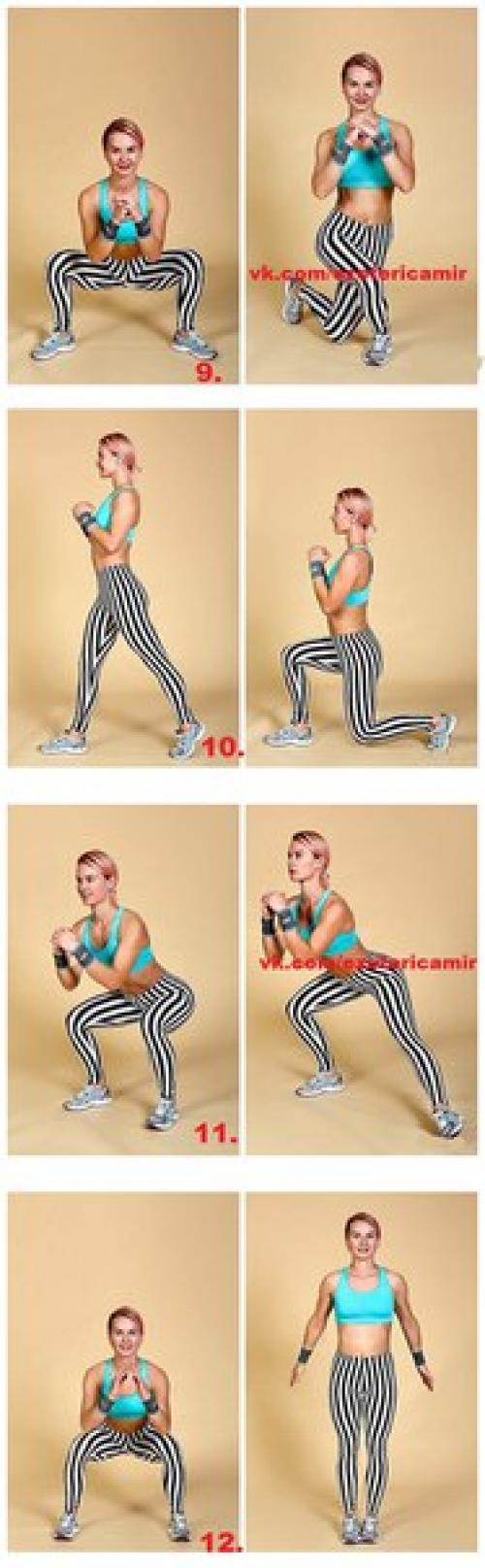 12 упражнений, чтобы подтянуть попу и ноги за 1 неделю. 02