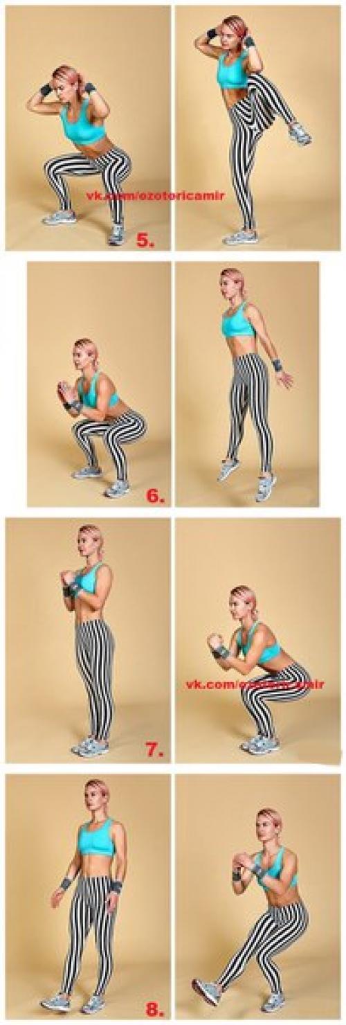 12 упражнений, чтобы подтянуть попу и ноги за 1 неделю. 01