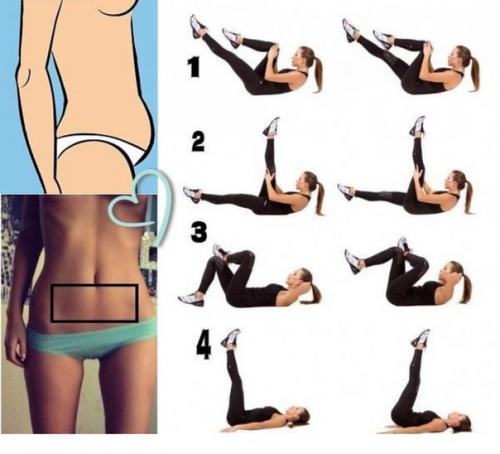 Мы убираем жир с низа живота.