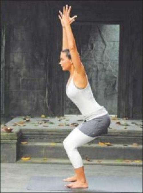 Последовательность упражнений йоги на баланс. 05