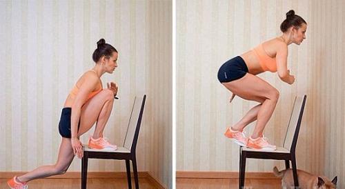 Домашняя тренировка со стулом. 05