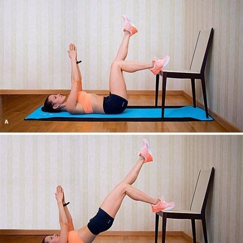 Домашняя тренировка со стулом. 06