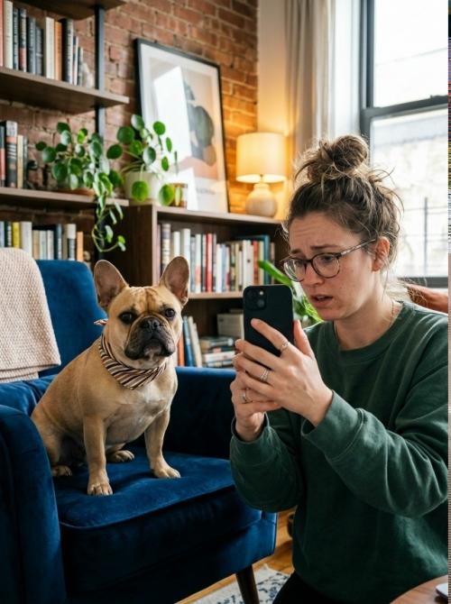 Плотник из великобритании с работы из-за своего французского бульдога ушёл. 02