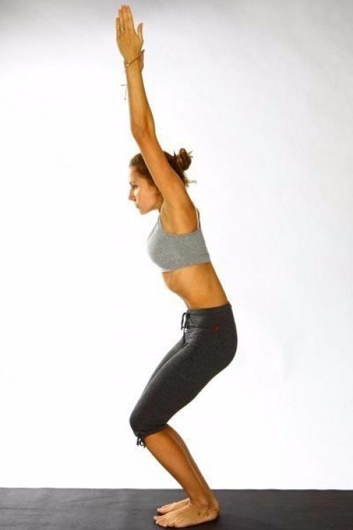 Утренняя йога.  1. хаста уттана - асана. 08