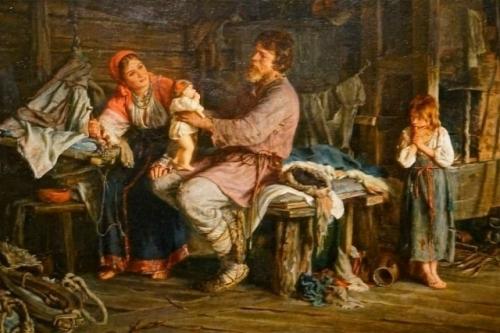 В прошлые века многодетность была стандартом, а жизнь женщины превращалась в непрерывный цикл деторождения. 03 В прошлые века многодетность была стандартом, а жизнь женщины превращалась в непрерывный цикл деторождения. 03