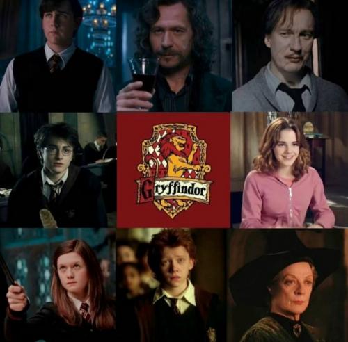 Факультеты хогвартса и их герои.

