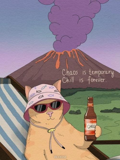 Работы Кристины Алексеевой - это одна большая вселенная котов, которые наслаждаются жизнью лучше всех нас вместе взятых. 01