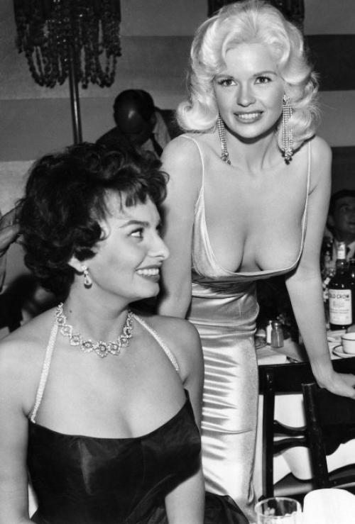 Как привлечь внимание за 5 минут: Софи Лорен и Джейн мэнсфилд. 01