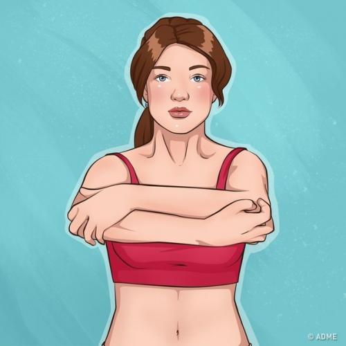 10 простых упражнений для красивых рук и подтянутой груди. 08